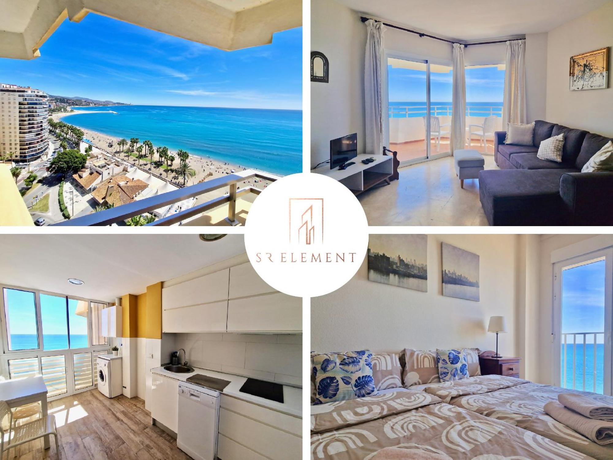 Sr Malagueta Beach Front Wonderful Sea View Málaga Extérieur photo